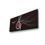Wallity Reloj de Pared Decorativo de Lienzo Multicolor 30 x 70 cm